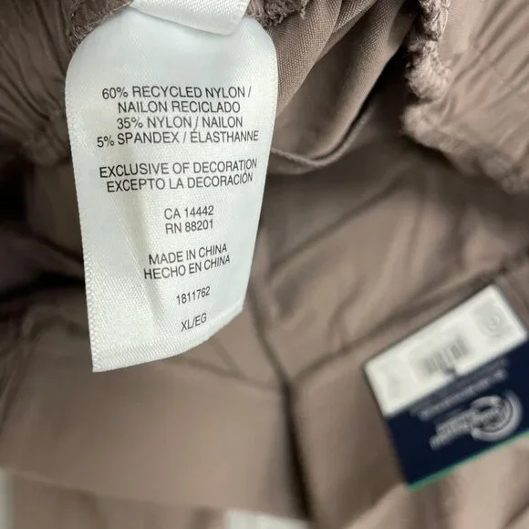 NEW Modern Ambition Women's XL High-Rise Travel Pants Brown Pull on G1460 - Picture 8 of 11